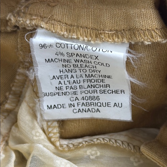 Dagg & Stacey Cotton Shorts Tan Size Small - Picture 5 of 8